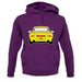 Porsche 993 Yellow unisex hoodie