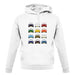 Porsche 911 Carrera Rs 12 Colours unisex hoodie