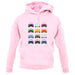 Porsche 911 Carrera Rs 12 Colours unisex hoodie