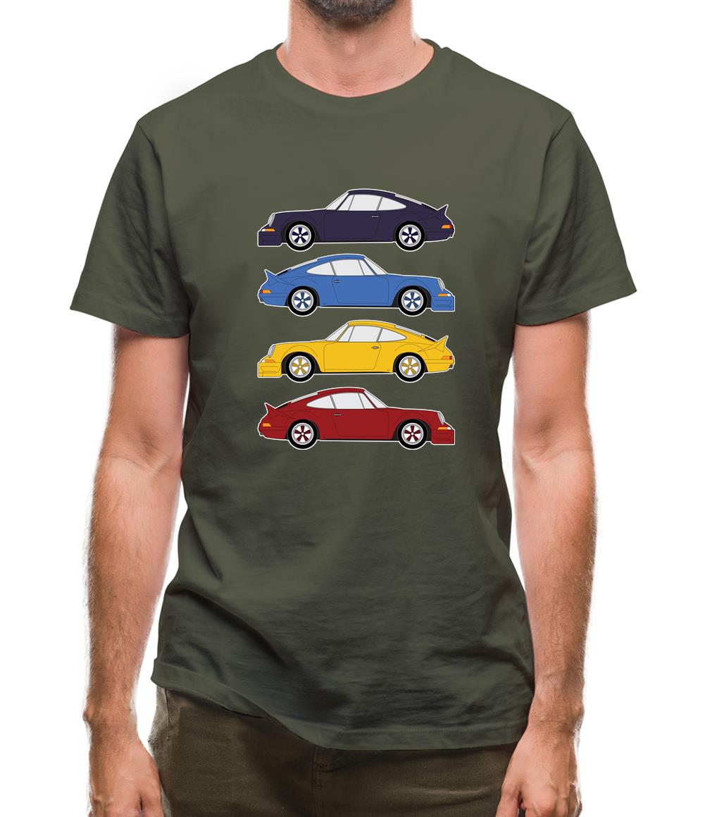 911 Carrera Rs 4 Colours Mens T-Shirt