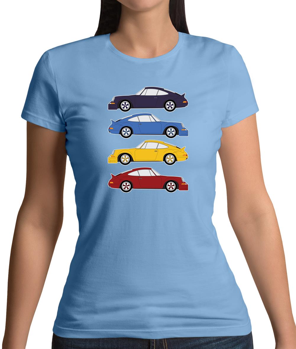 911 Carrera Rs 4 Colours Womens T-Shirt