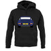 Porsche 911 Carrera Rs Albert unisex hoodie