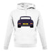 Porsche 911 Carrera Rs Aubergine unisex hoodie