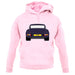 Porsche 911 Carrera Rs Aubergine unisex hoodie