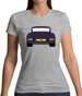 Porsche 911 Carrera Rs Aubergine Womens T-Shirt