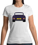 Porsche 911 Carrera Rs Aubergine Womens T-Shirt