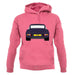 Porsche 911 Carrera Rs Aubergine unisex hoodie