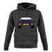 Porsche 911 Carrera Rs Aubergine unisex hoodie