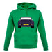 Porsche 911 Carrera Rs Aubergine unisex hoodie