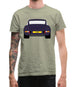 911 Carrera Rs Aubergine Mens T-Shirt