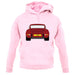 Porsche 911 Carrera Rs Bahia Red unisex hoodie