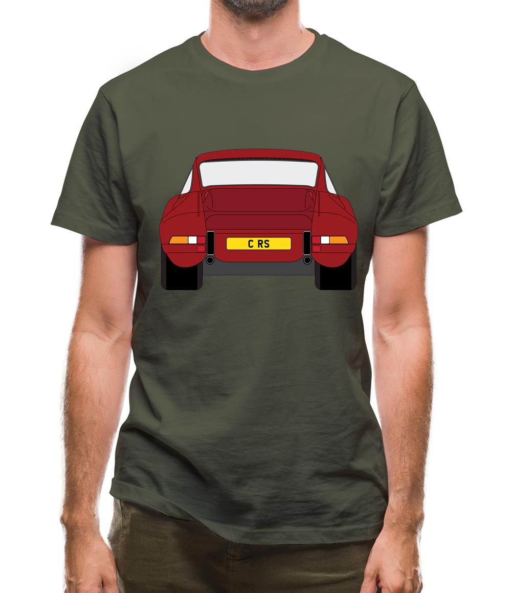 911 Carrera Rs Bahia Red Mens T-Shirt
