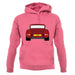 Porsche 911 Carrera Rs Bahia Red unisex hoodie