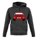 Porsche 911 Carrera Rs Bahia Red unisex hoodie