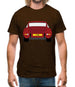 911 Carrera Rs Bahia Red Mens T-Shirt