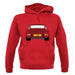 Porsche 911 Carrera Rs Bahia Red unisex hoodie