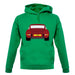 Porsche 911 Carrera Rs Bahia Red unisex hoodie