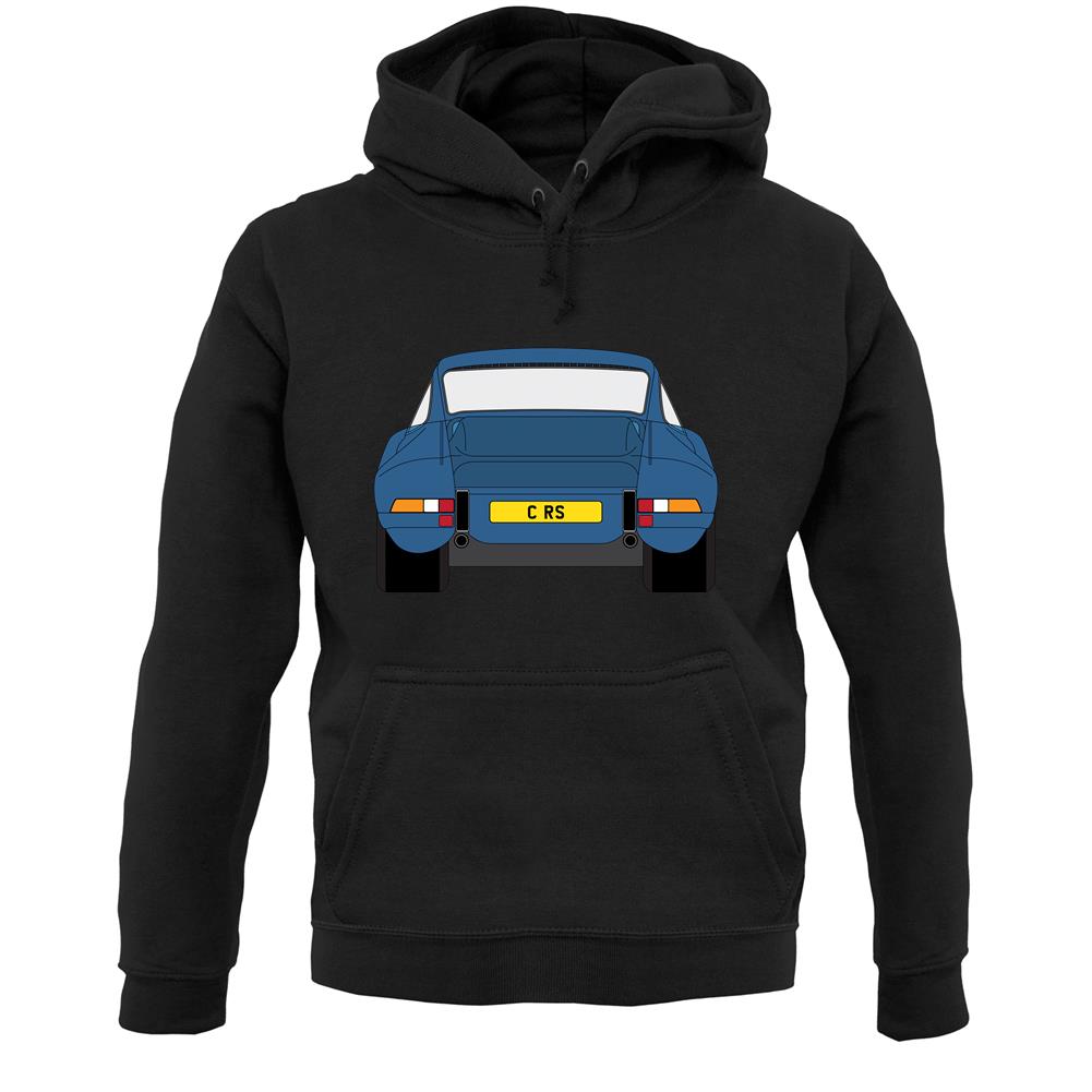 911 Carrera Rs Rear Blue Unisex Hoodie