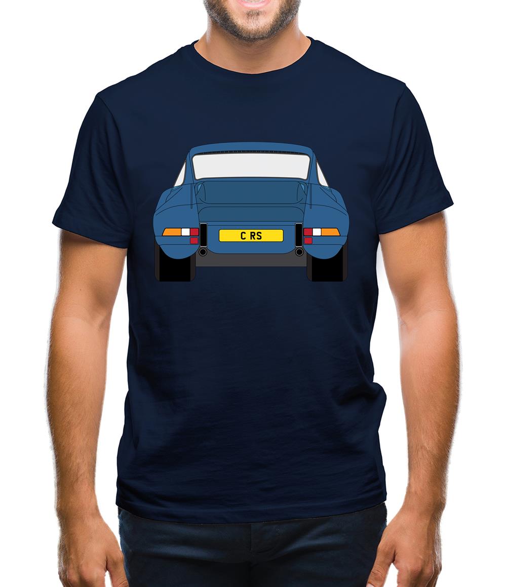 911 Carrera Rs Rear Blue Mens T-Shirt