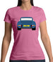 Porsche 911 Carrera Rs Rear Blue Womens T-Shirt