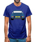 911 Carrera Rs Rear Blue Mens T-Shirt