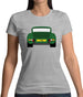 Porsche 911 Carrera Rs Conda Green Womens T-Shirt