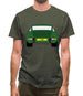 911 Carrera Rs Conda Green Mens T-Shirt