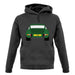 Porsche 911 Carrera Rs Conda Green unisex hoodie