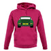 Porsche 911 Carrera Rs Conda Green unisex hoodie