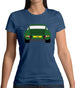 Porsche 911 Carrera Rs Conda Green Womens T-Shirt