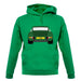 Porsche 911 Carrera Rs Conda Green unisex hoodie