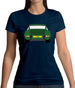 Porsche 911 Carrera Rs Conda Green Womens T-Shirt