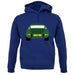 Porsche 911 Carrera Rs Conda Green unisex hoodie