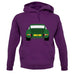 Porsche 911 Carrera Rs Conda Green unisex hoodie