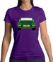 Porsche 911 Carrera Rs Conda Green Womens T-Shirt