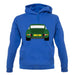 Porsche 911 Carrera Rs Conda Green unisex hoodie