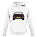 Porsche 911 Carrera Rs Rear Flieder unisex hoodie