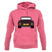 Porsche 911 Carrera Rs Rear Flieder unisex hoodie