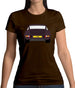 Porsche 911 Carrera Rs Rear Flieder Womens T-Shirt