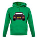 Porsche 911 Carrera Rs Rear Flieder unisex hoodie