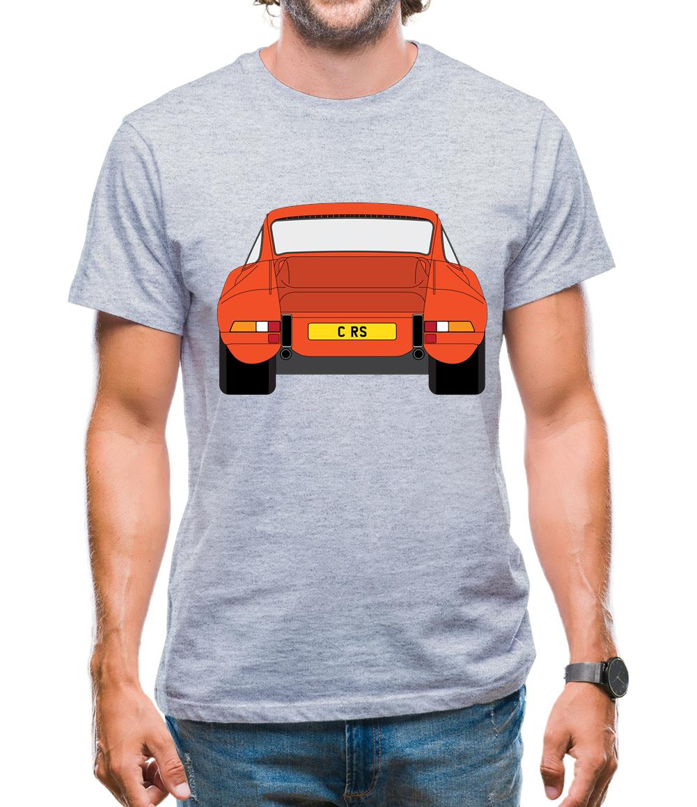 911 Carrera Rs Rear Gulf Orange Mens T-Shirt