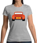 Porsche 911 Carrera Rs Rear Gulf Orange Womens T-Shirt