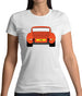 Porsche 911 Carrera Rs Rear Gulf Orange Womens T-Shirt