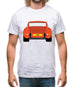 911 Carrera Rs Rear Gulf Orange Mens T-Shirt