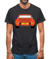 911 Carrera Rs Rear Gulf Orange Mens T-Shirt