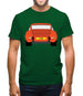 911 Carrera Rs Rear Gulf Orange Mens T-Shirt