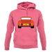 Porsche 911 Carrera Rs Rear Gulf Orange unisex hoodie