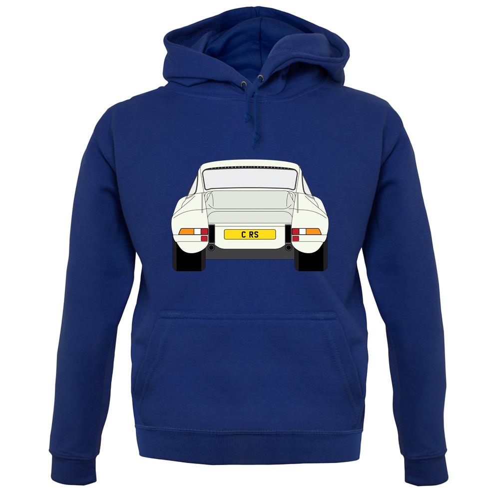 Porsche 911 Carrera Rs Rear Ivory White unisex hoodie