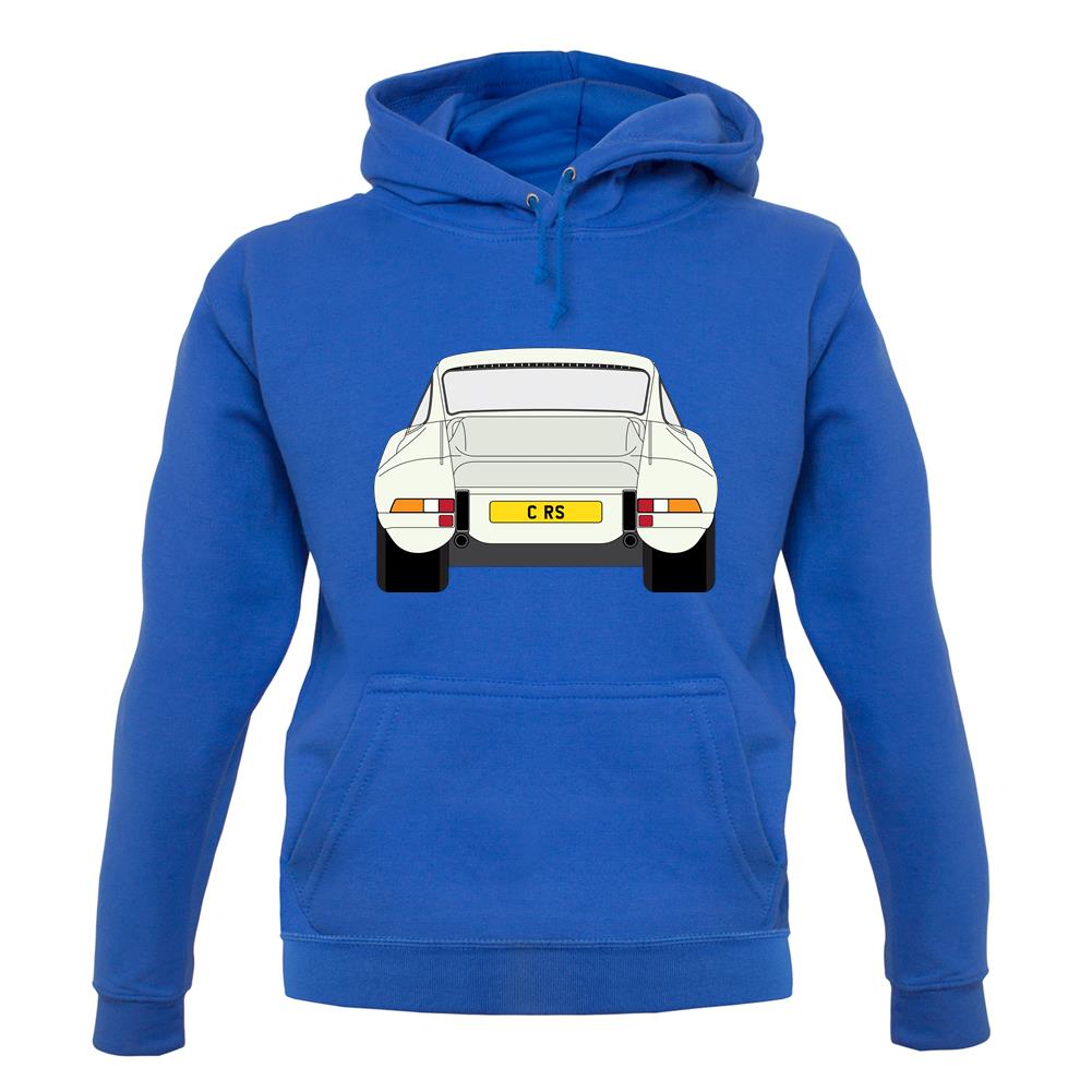 Porsche 911 Carrera Rs Rear Ivory White unisex hoodie