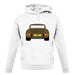 Porsche 911 Carrera Rs Rear Olive Green unisex hoodie